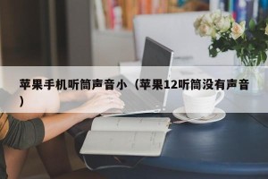苹果手机听筒声音小（苹果12听筒没有声音）